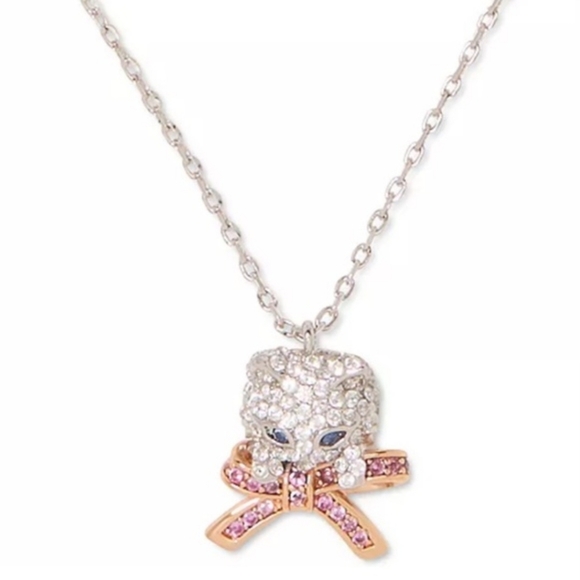 kate spade Jewelry - NWT Kate Spade Novelty Cat & Bow Necklace